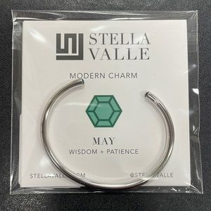 Stella Valle Silver May Birthstone Bracelet